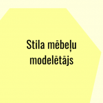 Stila mēbeļu modelētājs